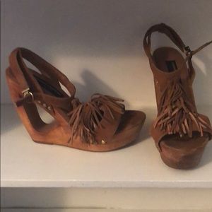 Gentle used Chinese Laundry wedges